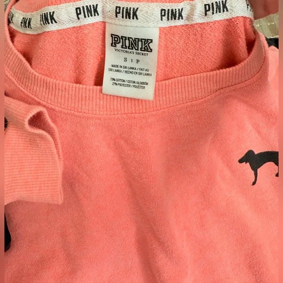 Victorias Secret Pink Long Sleeve Sweater top - Picture 3 of 5